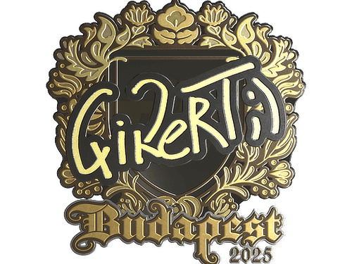 Sticker | qikert (Gold) | Budapest 2025