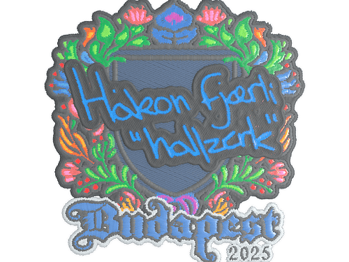 Sticker | hallzerk (Embroidered) | Budapest 2025