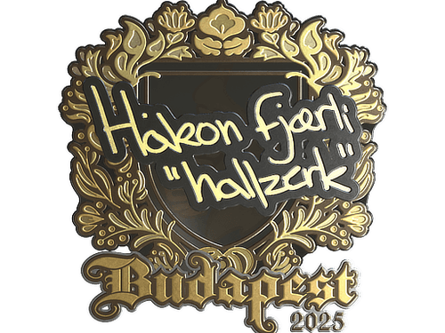 Sticker | hallzerk (Gold) | Budapest 2025