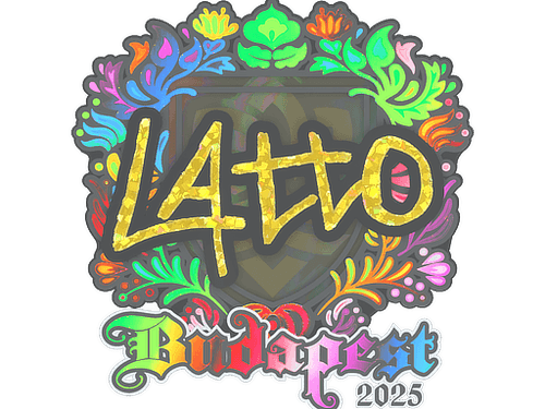 Sticker | latto (Holo) | Budapest 2025