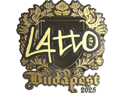 Sticker | latto (Gold) | Budapest 2025