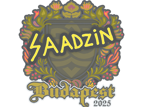 Sticker | saadzin | Budapest 2025