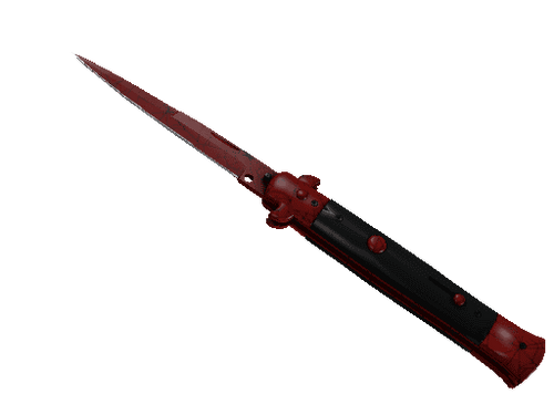 Stiletto Knife - Crimson Web