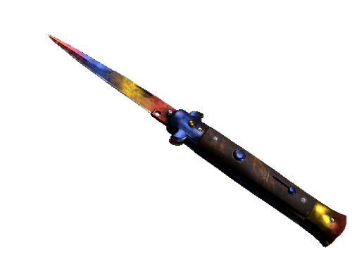 Stiletto Knife - Marble Fade