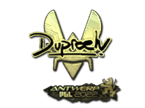 Gold Sticker - dupreeh (Gold) | Antwerp 2022