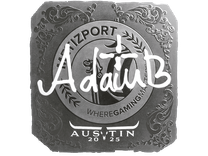 Foil Sticker - adamb (Foil) | Austin 2025