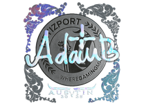 Holo Sticker - adamb (Holo) | Austin 2025
