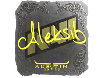 Foil Sticker - Aleksib (Foil) | Austin 2025