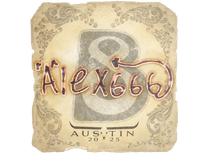 Sticker - alex666 | Austin 2025