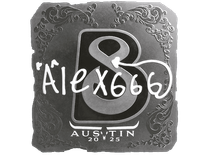 Foil Sticker - alex666 (Foil) | Austin 2025
