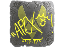 Foil Sticker - apEX (Foil) | Austin 2025