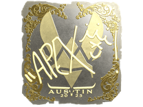 Gold Sticker - apEX (Gold) | Austin 2025