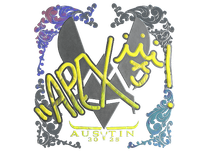 Holo Sticker - apEX (Holo) | Austin 2025