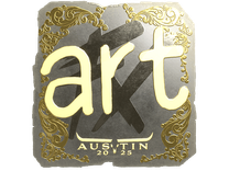 Gold Sticker - arT (Gold) | Austin 2025