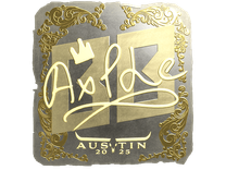 Gold Sticker - Ax1Le (Gold) | Austin 2025