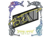 Holo Sticker - b1t (Holo) | Austin 2025