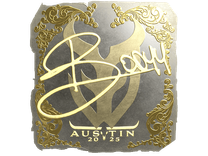 Gold Sticker - bodyy (Gold) | Austin 2025