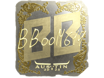 Gold Sticker - Boombl4 (Gold) | Austin 2025