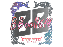 Holo Sticker - Boombl4 (Holo) | Austin 2025