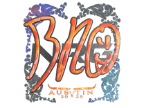 Holo Sticker - br0 (Holo) | Austin 2025