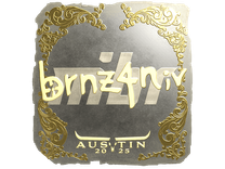 Gold Sticker - brnz4n (Gold) | Austin 2025