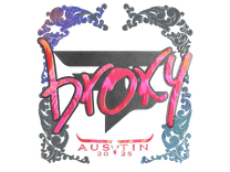 Holo Sticker - broky (Holo) | Austin 2025