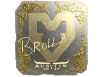 Gold Sticker - Brollan (Gold) | Austin 2025