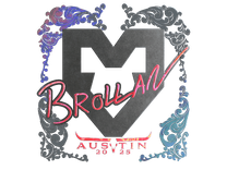 Holo Sticker - Brollan (Holo) | Austin 2025