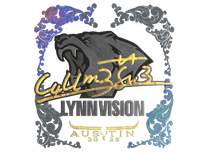 Holo Sticker - C4LLM3SU3 (Holo) | Austin 2025