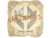 Sticker - chayJESUS | Austin 2025