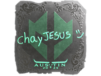 Foil Sticker - chayJESUS (Foil) | Austin 2025