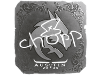 Foil Sticker - chopper (Foil) | Austin 2025