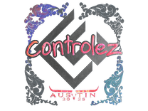 Holo Sticker - controlez (Holo) | Austin 2025
