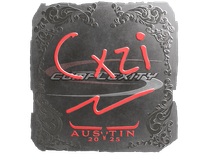 Foil Sticker - Cxzi (Foil) | Austin 2025
