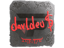 Foil Sticker - dav1deuS (Foil) | Austin 2025