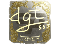Gold Sticker - dgt (Gold) | Austin 2025