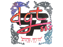 Holo Sticker - dgt (Holo) | Austin 2025