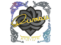 Holo Sticker - dumau (Holo) | Austin 2025