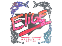 Holo Sticker - EliGE (Holo) | Austin 2025
