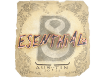 Sticker - esenthial | Austin 2025