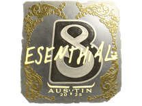 Gold Sticker - esenthial (Gold) | Austin 2025
