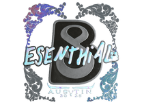 Holo Sticker - esenthial (Holo) | Austin 2025