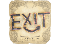 Sticker - exit | Austin 2025