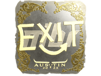 Gold Sticker - exit (Gold) | Austin 2025