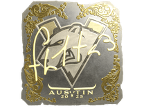Gold Sticker - FL1T (Gold) | Austin 2025