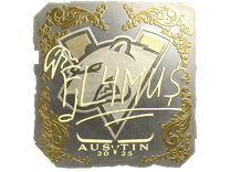 Gold Sticker - FL4MUS (Gold) | Austin 2025