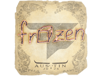 Sticker - frozen | Austin 2025