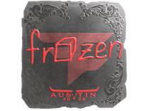 Foil Sticker - frozen (Foil) | Austin 2025