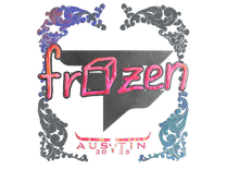 Holo Sticker - frozen (Holo) | Austin 2025