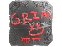 Foil Sticker - Grim (Foil) | Austin 2025